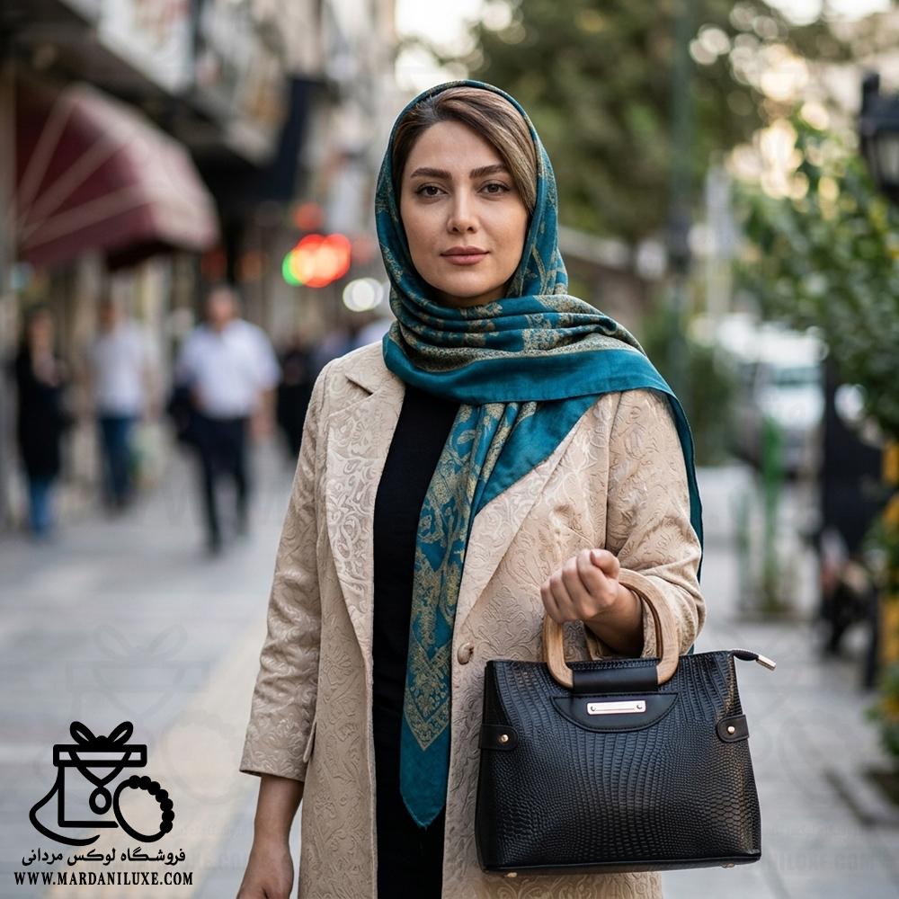 کیف زنانه مجلسی طرح کروکو اورجینال