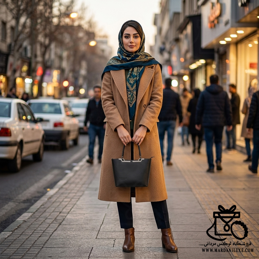 کیف زنانه چرمی مجلسی